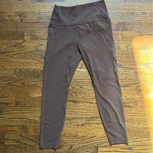 CRZ YOGA Lava Brown Leggings Size L